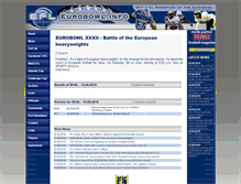 Tablet Screenshot of eurobowl.info